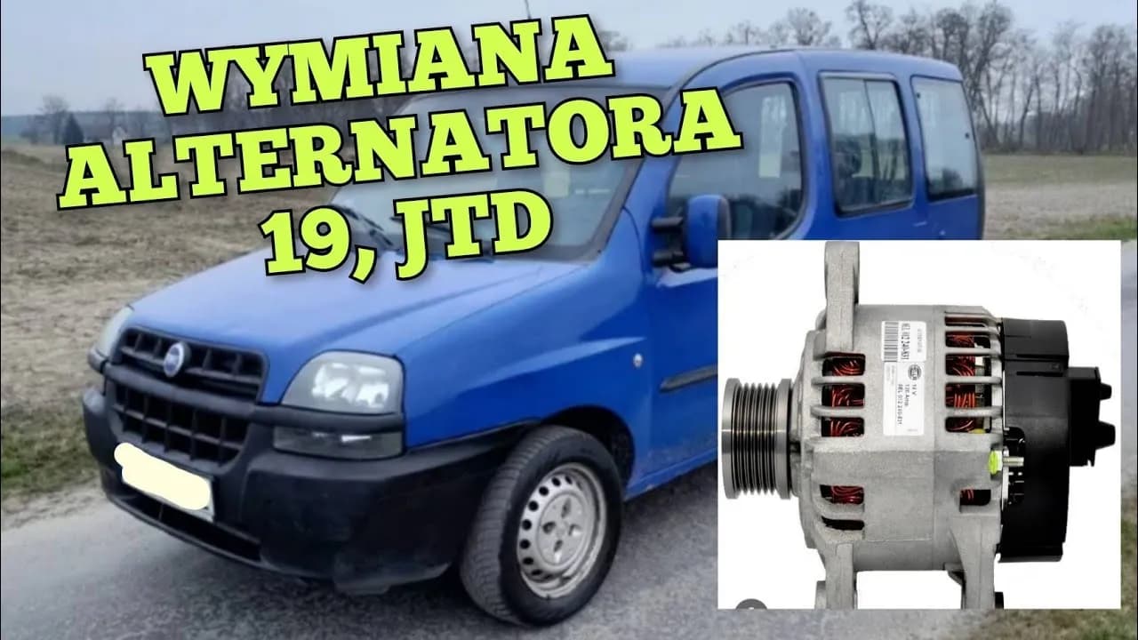 Jak wyjąć alternator Fiat Doblo 1.9 JTD - proste kroki i porady Jak wyjąć alternator Fiat Doblo 1.9 JTD - proste kroki i porady
